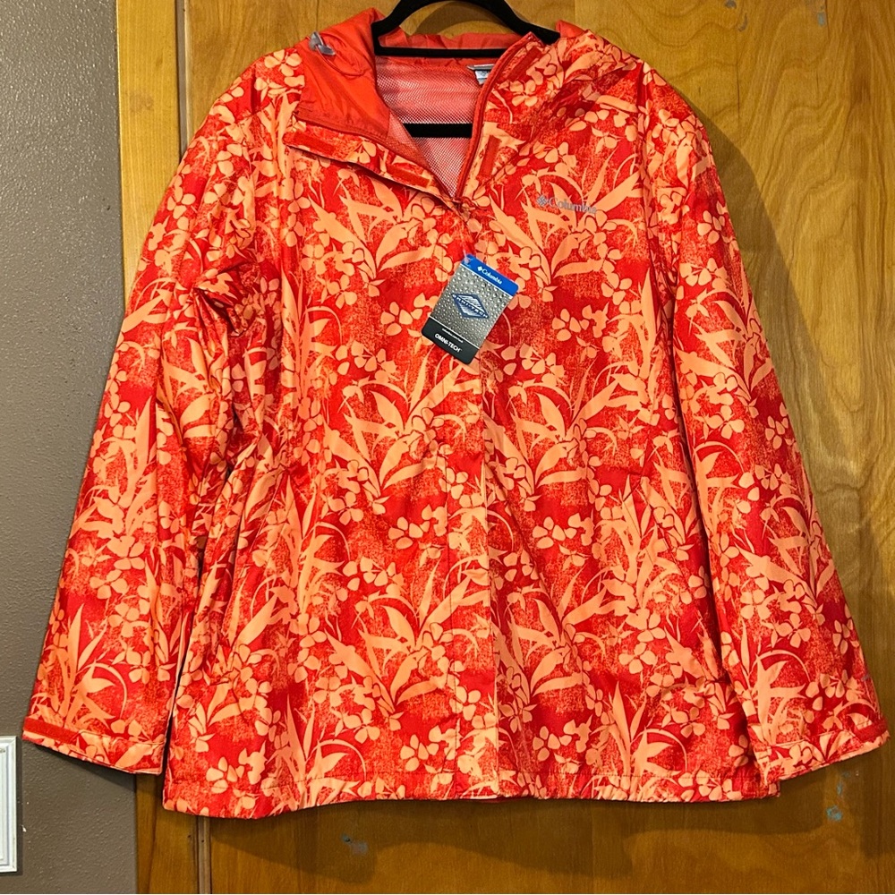 Columbia Women's Floral Red Jacket